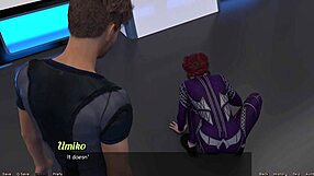 blonde virgin caught with step sister in space