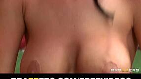 Two Competing Brunettes Share Coach's Cock In Intense Threesome Orgasm