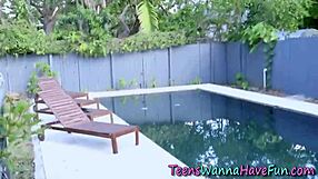 Real Teen 18+s in Spandex Suck and Fuck Monster Cocks