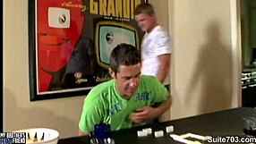 sexy gay man enjoys ass licking and humping