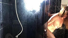 Young Guy Fucks Friend's Aunt in Bathroom