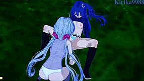 Chris Yukine, Tsubasa Kazanari, And Maria Cadenzavna Eve Dive Into Intense Lesbian Play In Symphogear Hentai