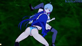 Chris Yukine, Tsubasa Kazanari, And Maria Cadenzavna Eve Dive Into Intense Lesbian Play In Symphogear Hentai