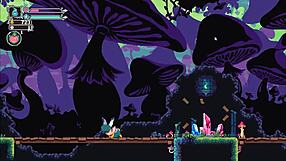 Hey, this hot monster girl femdom drains his balls in the game!