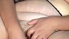 fat bbw masturbates hairy pussy until intense orgasm