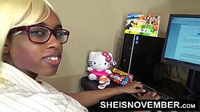 Big Booty Drops Down on Fat Dick Hard