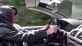 stranger's cock jerked off hard in shocking public display