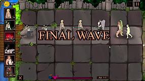 Monster girl played in this second episode