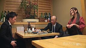 I'm at the drunken bar getting lewd creampie hospitality full course with big tits