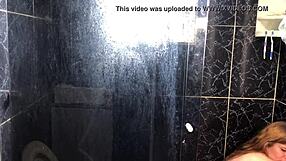 Young Guy Fucks Friend's Aunt in Bathroom