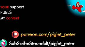 Anna shares exciting affection in a red dress and black stockings.