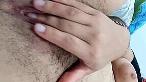 Enorme coño peludo y jugoso, curvy ass with big natural tits in submissive fetish orgasm