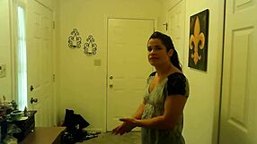 Loan shark makes bf watch mature brunette!