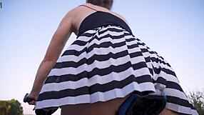 I Can't Believe How Thrilling Flashing My Ass On A Bicycle Feels