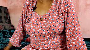 Hey, indian babe lily shows her big ass!