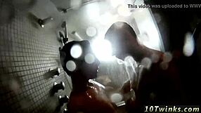 Hey, Check This Boy Penis Bareback in Bathroom Fun!