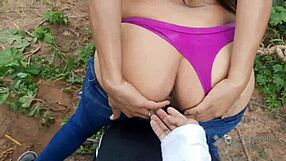 Prepela sem se z fantom in poklicala moža sestre, da mi razvali rit v raju - analni porno