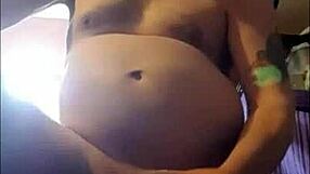 Bisexual male shyly shoots huge cumshot naked