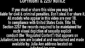 Blonde Cougar Julia Ann Teases Cock Mercilessly