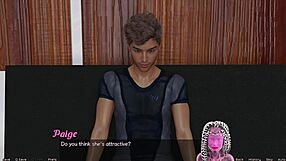 Huge-breasted MILF in 3D animated space game wants to have a conversation