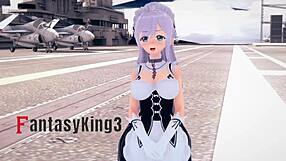 belfast invites me to lunch, her sheer dress revealing everything in pov azurlane full movie on fantasyking3.