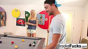brooke plays billiards with vans balls
