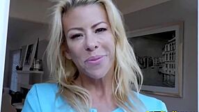 My Blonde Stepmom's Huge Tits Are My Favorite