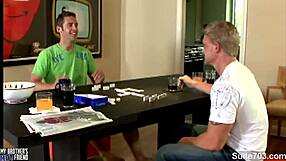 sexy gay man enjoys ass licking and humping