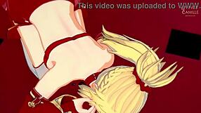 mordred pedragon helps you relax and finish inside - fate apocrypha
