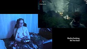 Partida desnuda de Alan Wake Pt.7 con escenas lésbicas de morena BBW