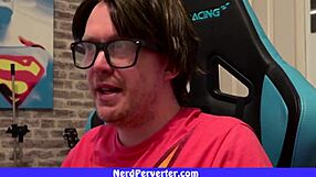 geek with glasses demands two plump girls for homemade reality threesome