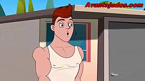 sexo cartoon with o sarado putinho da academia in brazilian style