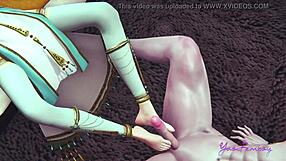 Asian femboy Yuki's naughty feet and ass play antics