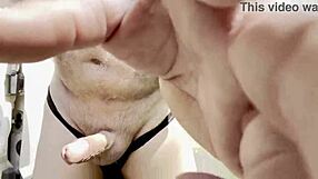 I explore my big cock in the woods all alone