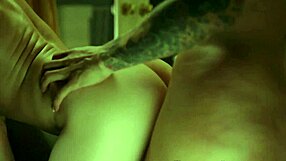 big cock shemale foxxy drills aiden ashley after sloppy blowjob