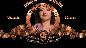 two cumshots on maya legs