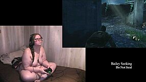 naked last of us play through part 2 with big tits and tattoos