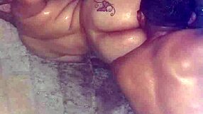 I fuck her dripping pussy in the bathroom with intense bisexual fisting