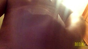 young guy alone at home masturbates solo