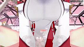 Intense 3D Fantasy Sex With Yae Miko in Genshin Impact Ahegao
