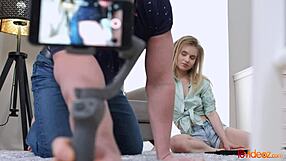 hey, check petite teen light fairy in backdoor debut action