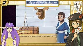 lesbians orgy in avatar trainer 😍