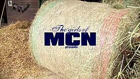 Megan Cox Masturbates Outdoors See Her Getting Hot in the Hay