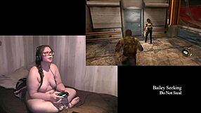 naked last of us play through part 2 with big tits and tattoos