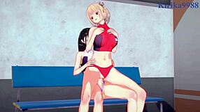 Chisato Nishikigi and Takina Inoue in Futanari Hentai Sex