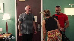 Just helping my husband's stepbrother ease that boner real quick