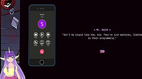 Lesbian hentai with big tits in cartoon game