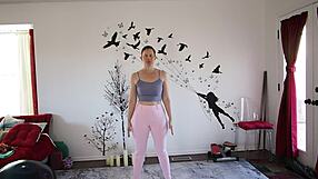 Mature Babe Teaches Shaved Yoga Poses