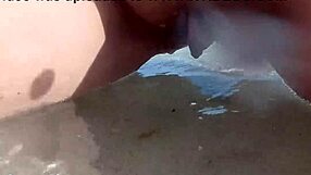 BBW's Shaved Pussy Pees on Crowded Public Beach
