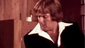 Vintage Threesome Action in Dark London Swinging Sixties